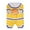 Yellow, variant on Gustave Dog Basketball Costume Funny Pet Halloween Costumes Dress Up Sports Outfit Basketball Player Cosplay Clothes with Ball for Small Medium Dogs Cats - Red, S