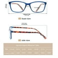 thumbnail image 3 of 6 Pack Reading glasses for women men cheaters Ultra light Readers +1.75, 3 of 4