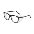 thumbnail image 4 of Gafas de ojos cómodas gafas de moda a prueba de viento para pantallas Viajes navideños Marco negro, 4 of 8