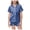 Summer Children Outfit Set-C515-Blue, variant on Toddler Baby Girls Summer Clothes Set Kids Watermelon Print T-shirt Short Sets Outfits for 1-4 Years Old Girls Summer Set 2-13 Years,2-3 Years