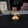 thumbnail image 6 of AOOOWER Metal Clear Glass Serving Plate With Nonslip Base For Home Entertaining Tray, 6 of 8