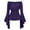 Purple, variant on Samickarr Renaissance Shirt For Womens Victorian Long Sleeve Boho Blouse Top Plus Size Renaissance Shirt Gothic Ruffle Off Shoulder Flare Sleeve Blouse Shirt Topspirate Skirt Cosplay Costumes