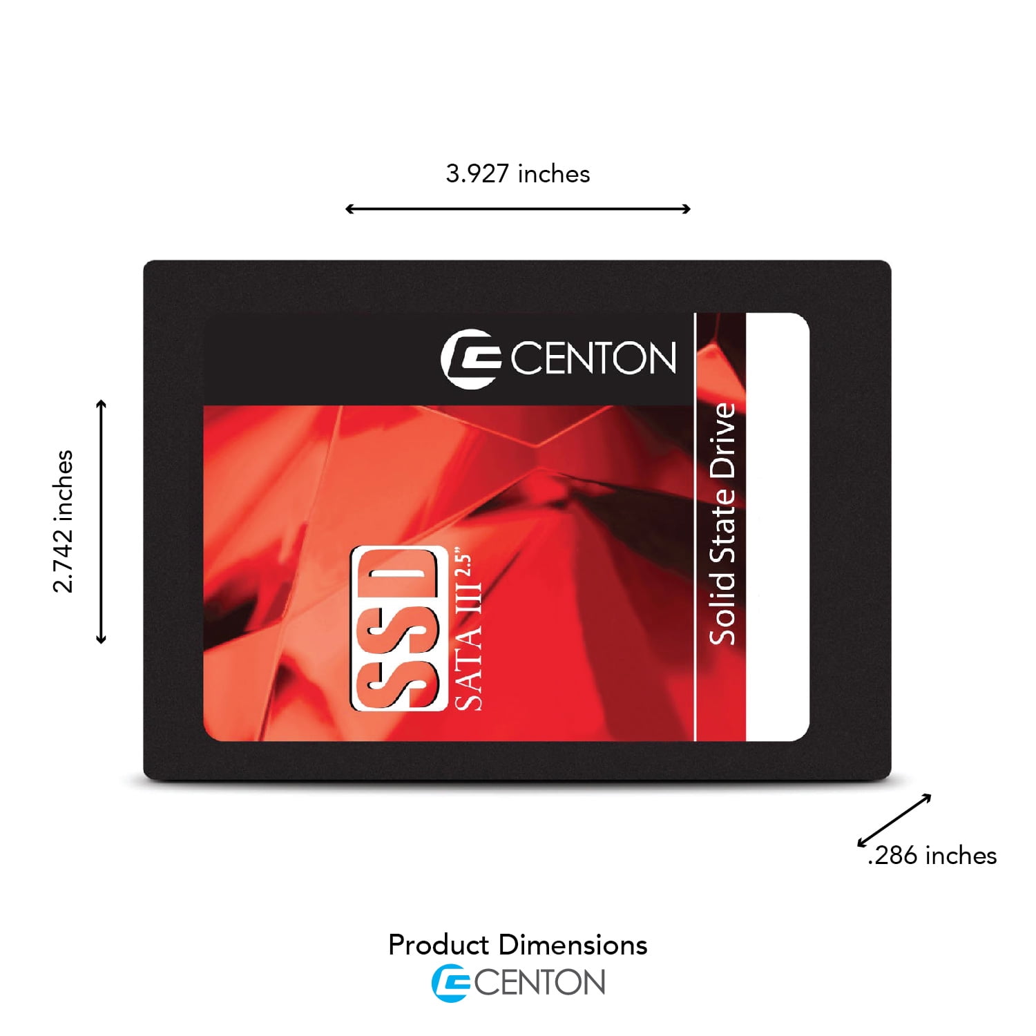 Centon 1 TB Solid State Drive - 2.5" Internal - SATA (SATA/600) - Notebook, Desktop PC Device Supported