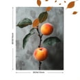 thumbnail image 3 of Qisvanset Framed Canvas Wall Art 12x16 Inch Peach Branch Fruit Farmhouse Kitchen Wall Decor, 3 of 5