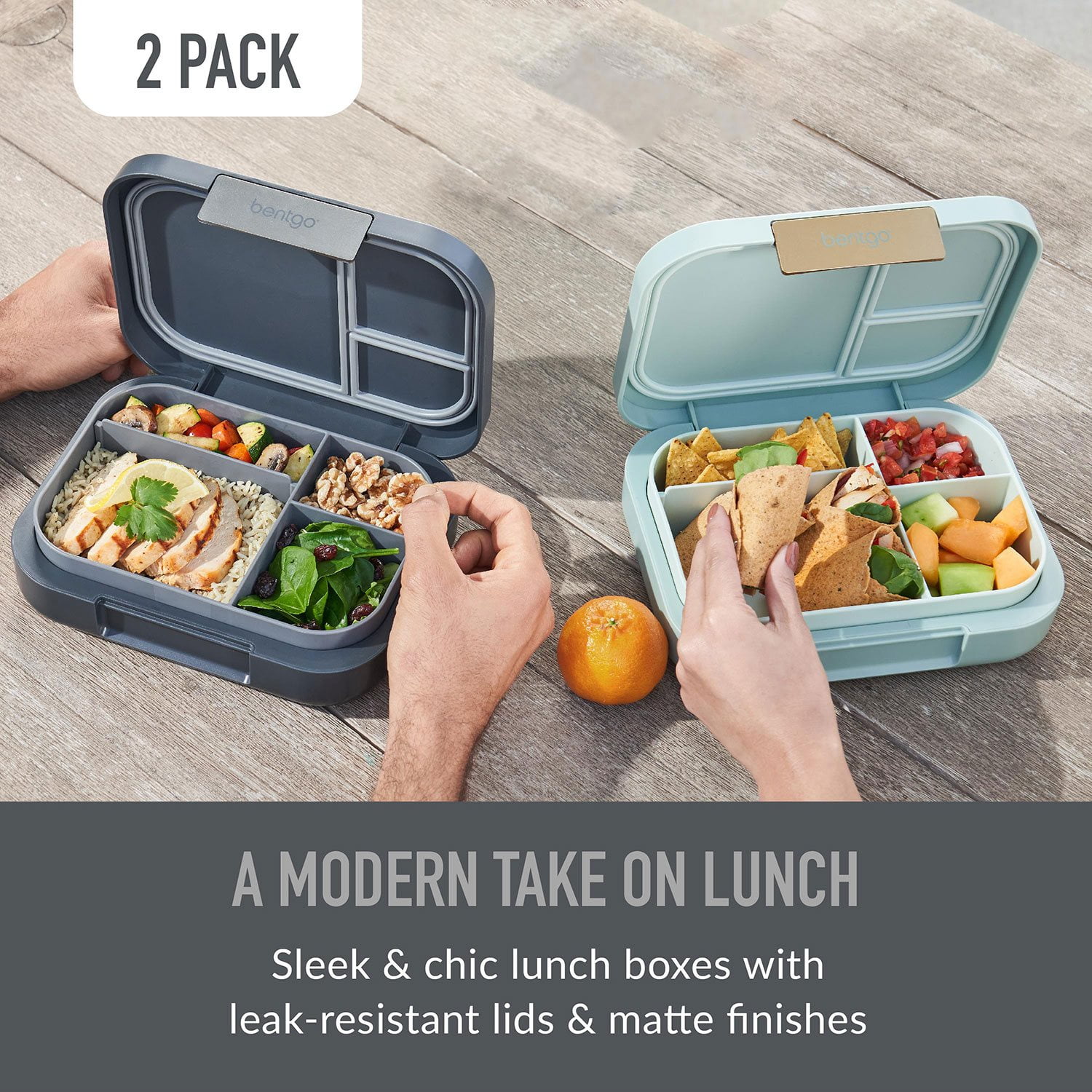 新品未開封　Bentgoランチボックス二個セット Bentgo 2-Pack Modern Leak-Resistant Lunch Box Set - Samsclub.com