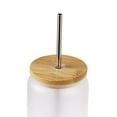 thumbnail image 4 of Hello Hobby Glass Tumblers with Bamboo Lids and Straws, Crafting, 18 fl oz, 2 Pack, 4 of 6
