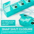 thumbnail image 6 of MEDca Extra Large Monthly 28-Day Pill Organizer, Multicolor, Plastic, 6 of 8