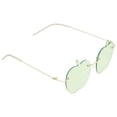 thumbnail image 3 of 1 par de gafas de sol de moda sin montura para fiestas, gafas con forma de manzana, gafas para mujeres y hombres, 3 of 5