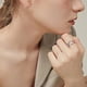 thumbnail image 4 of Conjunto de circón anillo de oro rosa para las mujeres joyería de moda populares accesorios para la esposa, 4 of 8