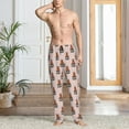 thumbnail image 5 of Goofa German Shepherd Dog Printed Soft Pajama Pants for Men, Wide Leg Comfy Casual Lounge Yoga Pants-Large, 5 of 9