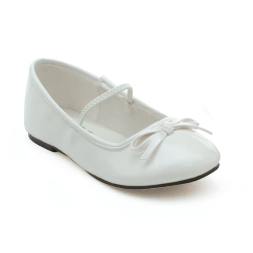 girls white ballet flat