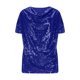 thumbnail image 5 of Camisas de Manga Corta para las Mujeres Casual Brillante Color Sólido Empalmado Cuello de Tortuga Tops para el Uso Diario, 5 of 9