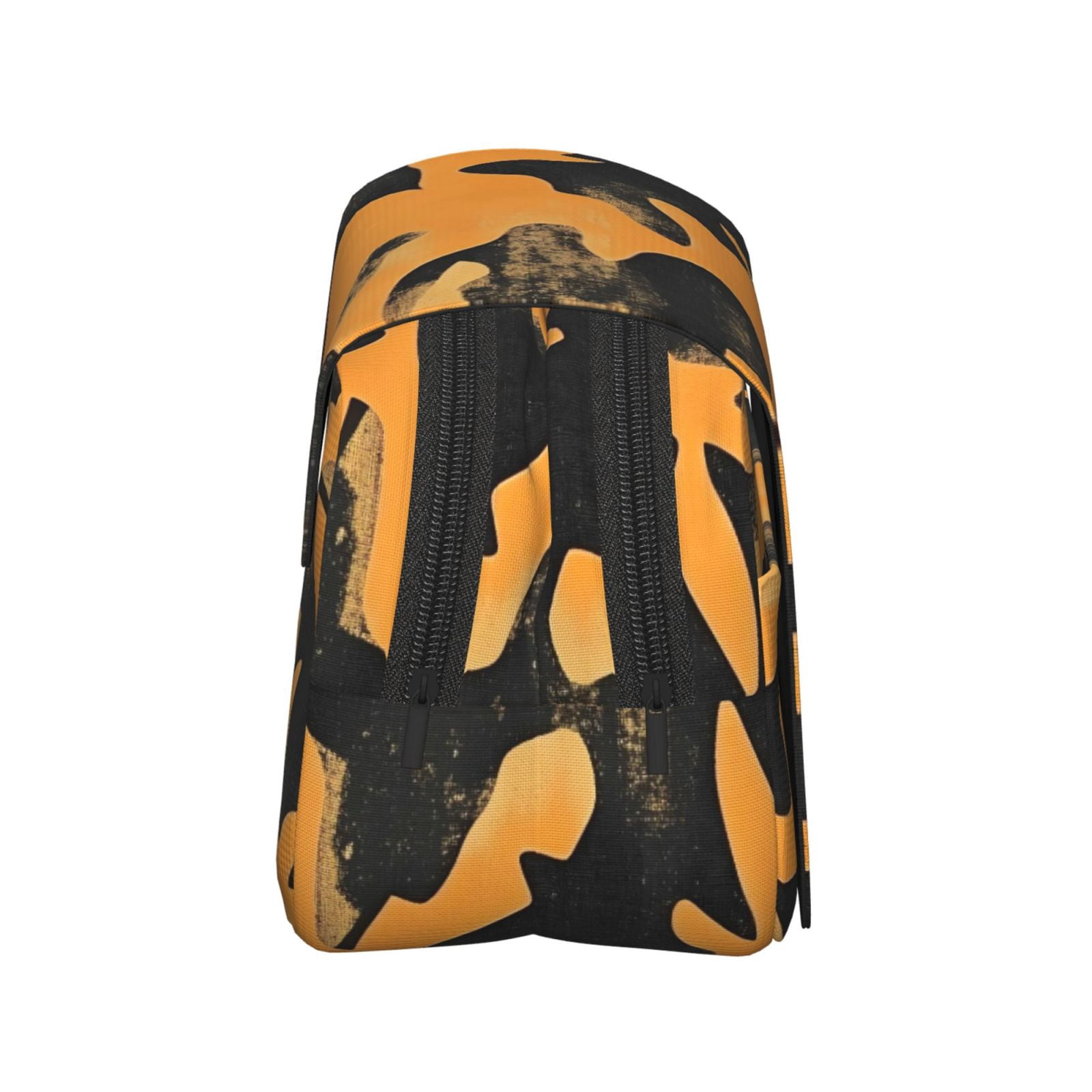 Large-Capacity Flip-Top Double-Layer Pencil Case, Multi-Functional Pocket Pen Case, Durable Stationery Organizer Texture Camo Army Orange_3