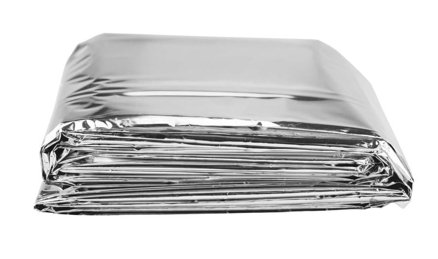 10 Pack of Silver Emergency Blankets