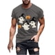 thumbnail image 2 of Blusas y camisas de manga corta y cuello redondo para hombre. Blusas/camisetas de manga corta con cuello redondo y estampado de Halloween para hombre. Blusa para hombre., 2 of 5