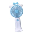 thumbnail image 2 of DOLITY Handheld Fan Makeup Fan 1 Wind Speed Mini Portable Fan for Travel Summer Outdoor Blue, 2 of 9
