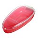 thumbnail image 2 of Red Divided Veggie Tray with Lid for Storage Use Made of ABS Design, 2 of 5
