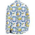 thumbnail image 6 of Summer, Citrus Mediterranean Style Mosaic ,lemon Fruit Pattern Baseball Jersey Fashion Ribbed Sleeve Man Women's Jacket Motion Tops XXS-6XL, 6 of 7