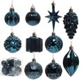 thumbnail image 3 of Bola decorativa para árbol de Navidad de forma especial, plástico galvanizado, suministros para colgantes, 3 of 5