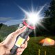 thumbnail image 1 of Fiudx Linterna Led Recargable Por Usb, Haz de Alta Potencia, Impermeable, Brillo Ajustable, Zoom Telescópico, Lámpara Portátil Compacta, Ideal para Actividades Al Aire Libre, Kit de Emergencia, 10 W, 1 of 6