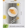 thumbnail image 4 of Juego de 4 individuales Leetaltree negro y blanco resistentes al calor, 4 of 9