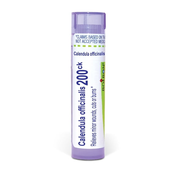 Boiron Calendula Officinalis 200CK, Homeopathic Medicine for Minor Wounds, Cuts Or Burns, 80 Pellets