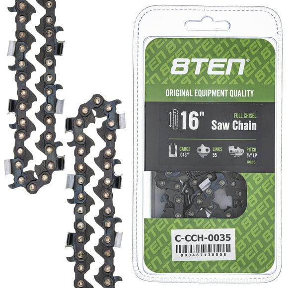 Full Chisel Chainsaw Chain 16 inch .043 3/8 LP 55DL for Stihl MS 170 180 200 810-CCC2257H