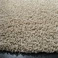 thumbnail image 4 of Safavieh Athens Talia Solid Shag Area Rug, Beige, 6'7" x 6'7" Round, 4 of 10