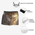 thumbnail image 6 of Daiia Golden White Tiger Men's Underwear Boxer Briefs, Cotton Stretch Moisture-Wicking Underwear-X-Large, 6 of 9
