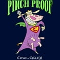 thumbnail image 2 of Boy's Cow and Chicken St. Patrick’s Day Pinch Proof Graphic Tee Navy Blue Large, 2 of 4