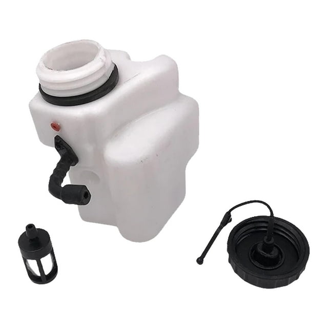 koolsoo Réservoir de Carburant pour Tronçonneuse avec Capuchon Boîtier de Réservoir d'Huile avec Capuchon d'Huile pour Tronçonneuses A
