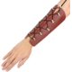 thumbnail image 1 of Protector de brazo de cuero para tiro con arco, marrón, protección de cuero para adultos y jóvenes, protector de brazo, traje de pulsera para tiro con arco recurvo, caza, ajuste Rojo Verde Cocina, Decoración y Otros, 1 of 5