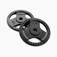 thumbnail image 1 of Mega Fitness 10 lb 1 Inch Standard Steel Weight Plate Barbell Training, 1 of 5