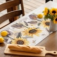 thumbnail image 3 of Placemats Set of 4, Sunflower Place Mats Butterfly Flower Vintage Tablemats Washable Placemat Table Decoration for Kitchen Table Dinner Party Home Decor Indoor Outdoor 13x19 Inch, 3 of 9