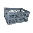 thumbnail image 2 of DYNWAVECA Camping Rangement Caisse Conteneur Rangement Pliable Rangement Pliant pour Voiture Pêche à la Maison Randonnée Gris Bleu, 2 of 9