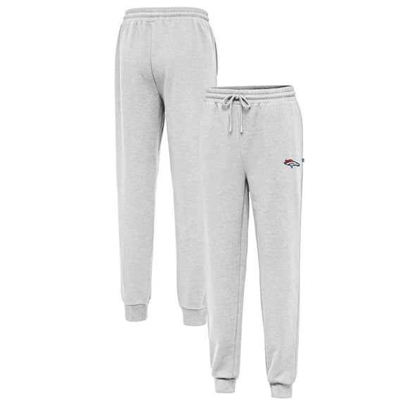 Men's Antigua Heather Gray Denver Broncos Idol Jogger Pants
