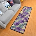 thumbnail image 5 of Purple Art Flowers Runner Rug for Hallways Kitchen Non Slip 2'x 6' Washable Hall Carpet for Bedroom Entryway Laundry Room, 5 of 7