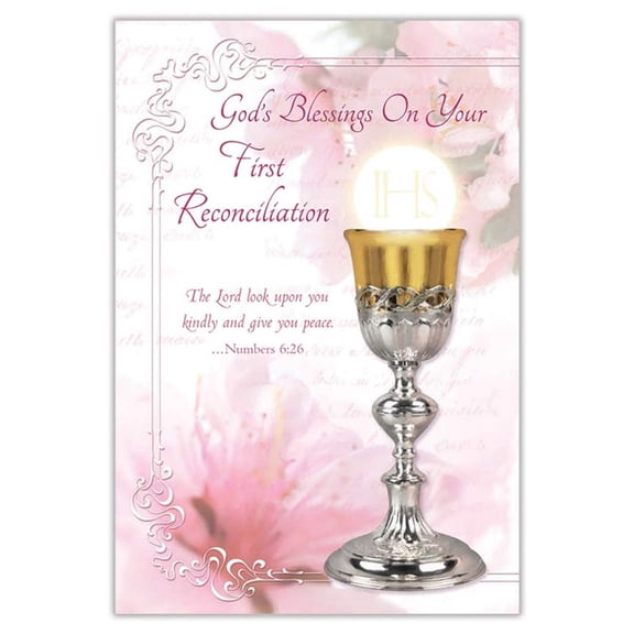 God's Blessings on Your First Reconciliation Card (FP69105)