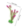 thumbnail image 2 of FESTFENDS 1Set Fish Tank Artificial Plants Plastic Assorted Color for Underwater Environment 30x0.39in, 2 of 5