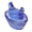 Blue, variant on Giaone Multipurpose Glass Hen on Nest Miniature Figurine with Lid Decorative Piece for Living Room Bedroom Accent Easter