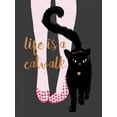 thumbnail image 2 of Dos Santos, Bella 25x32 Black Ornate Wood Framed with Double Matting Museum Art Print Titled - Catwalk, 2 of 4