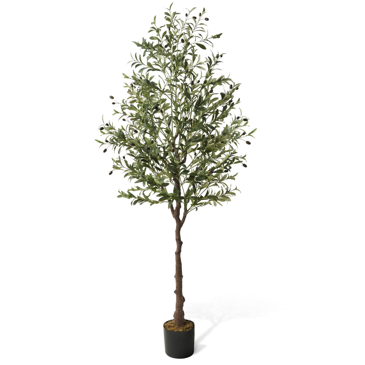 CAPHAUS Artificial Olive Tree, 5 / 6 / 7 Feet Fake Potted Topiary Tree