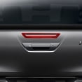thumbnail image 4 of Real Bright Soft Car Interior Carbon Fiber Sticker DecorationRed Carbon Fiber Interior Rear Tailgate Brake Light Cover For Toyota HiluxAuto Car Protection Interior Accessories, 4 of 8