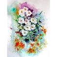 thumbnail image 3 of Kovacs, Anna Brigite 19x24 Black Modern Framed Museum Art Print Titled - White Flowers, 3 of 5