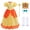 Yellow, variant on URSOFINE Princess Costume for Birthday Halloween Christmas Cosplay Dress Up with Rich Accessories