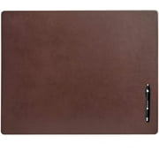 Dacasso Classic Leather Mat Desk pad - Chocolate Brown (Pack of 2)