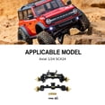 thumbnail image 4 of Eje trasero delantero completo de aleación de aluminio Bewildely RCGOFFLOW 1 Uds para 1/24 RC AXIAL SCX24, 4 of 6