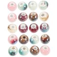 thumbnail image 5 of SWETRACE 20Pcs Round Ceramic Beads for Jewelry Making Assorted Color Women Craft Enthusiasts Christmas, 5 of 8