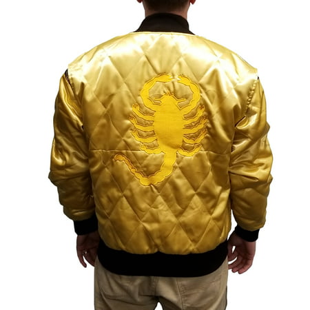 Scorpion Jacket Drive Movie Driver Ryan Gosling Adult Satin Coat Cosplay Costume