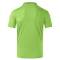 thumbnail image 5 of UHUYA Womens Tops Classic-Fit Short Sleeve V-neck T-Shirt Unisex Solid Sports Quick Dry Shirt Glass Green L US:8, 5 of 5